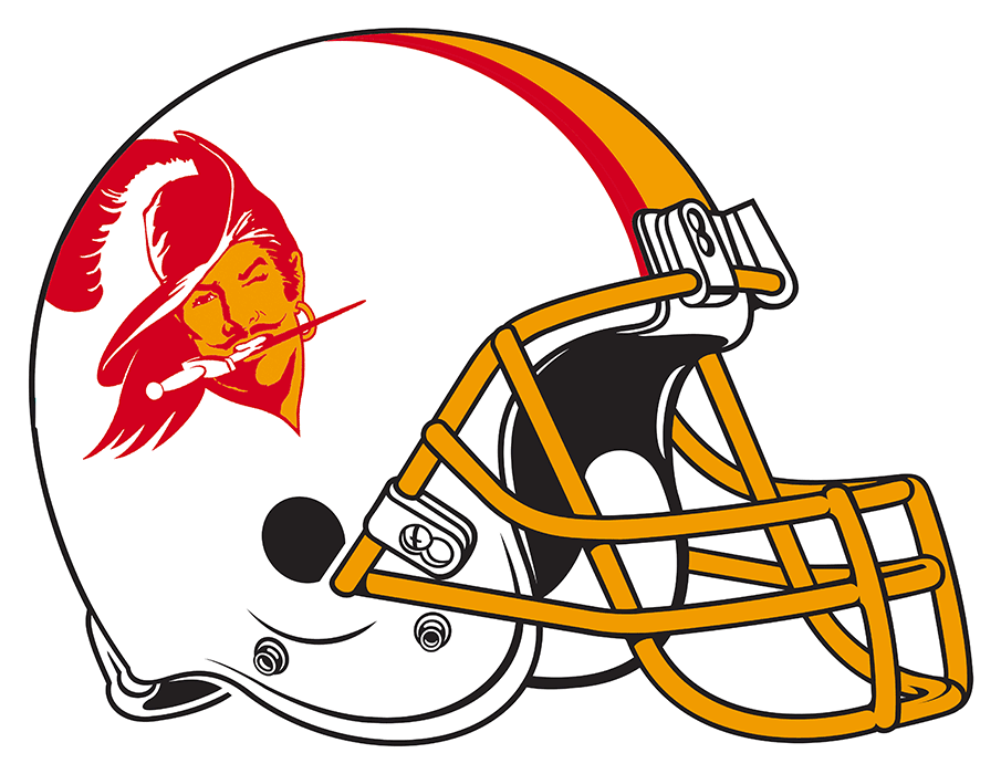 Tampa Bay Buccaneers 1976-1996 Helmet Logo iron on paper